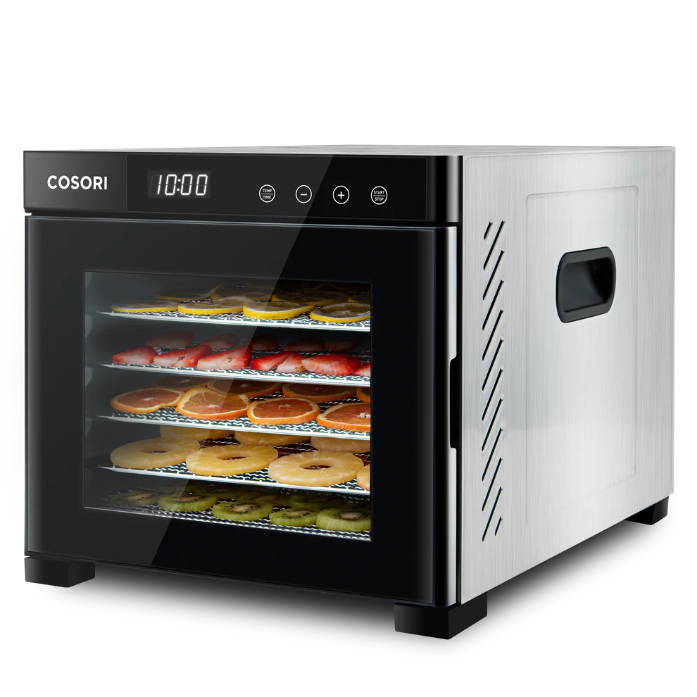 COSORI Premium 6-Tray Stainless Steel Food Dehydrator