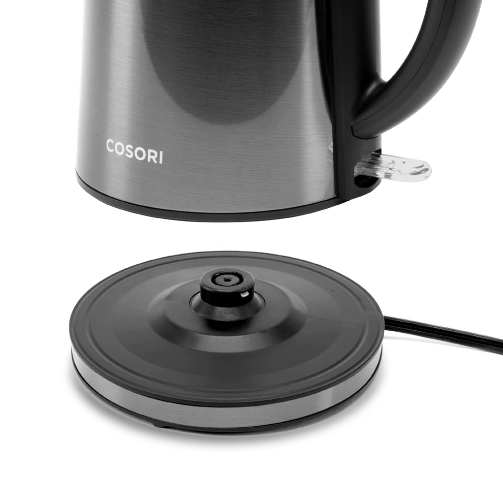 Double-Wall Stainless Steel Electric Kettle