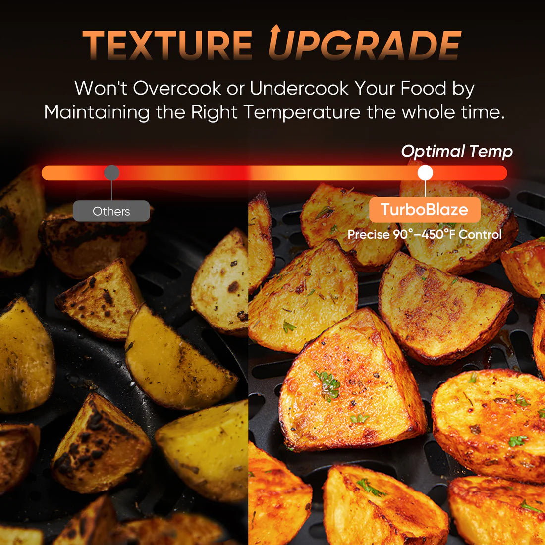 TurboBlaze™ 6.0-Quart Air Fryer - Dark Gray