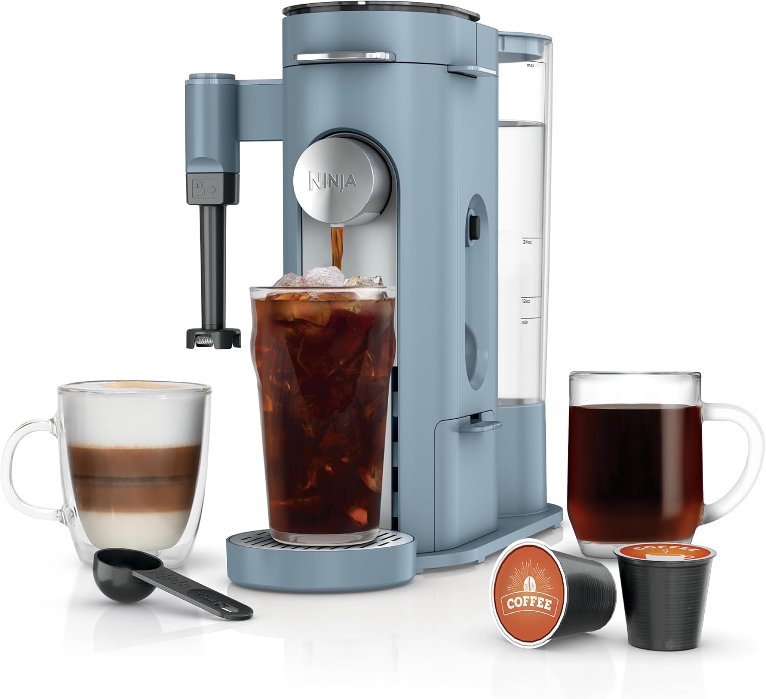 Buy 1 Get 40 Coffee Pods Free | Ninja Single-Serve Pods & Grounds Specialty Coffee Maker Black - PB051
